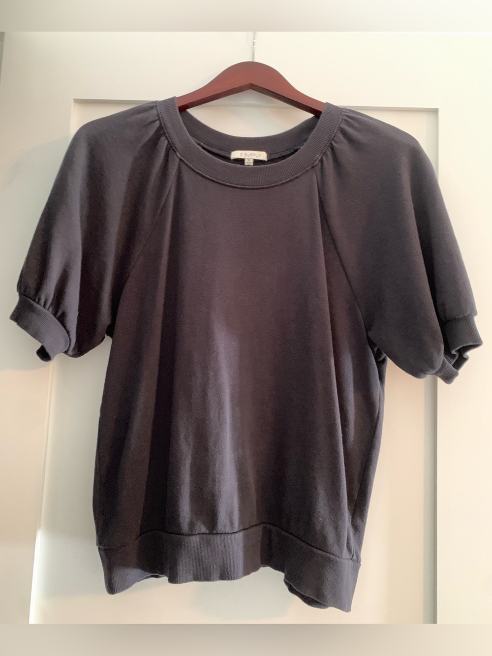 Z Supply Short Sleeve Pullover Sweatshirt